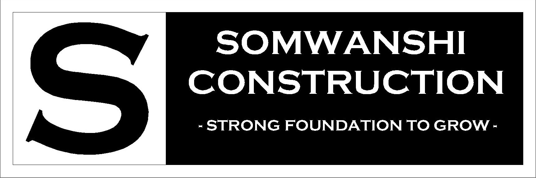 somwanshi construction rectalgular logo
